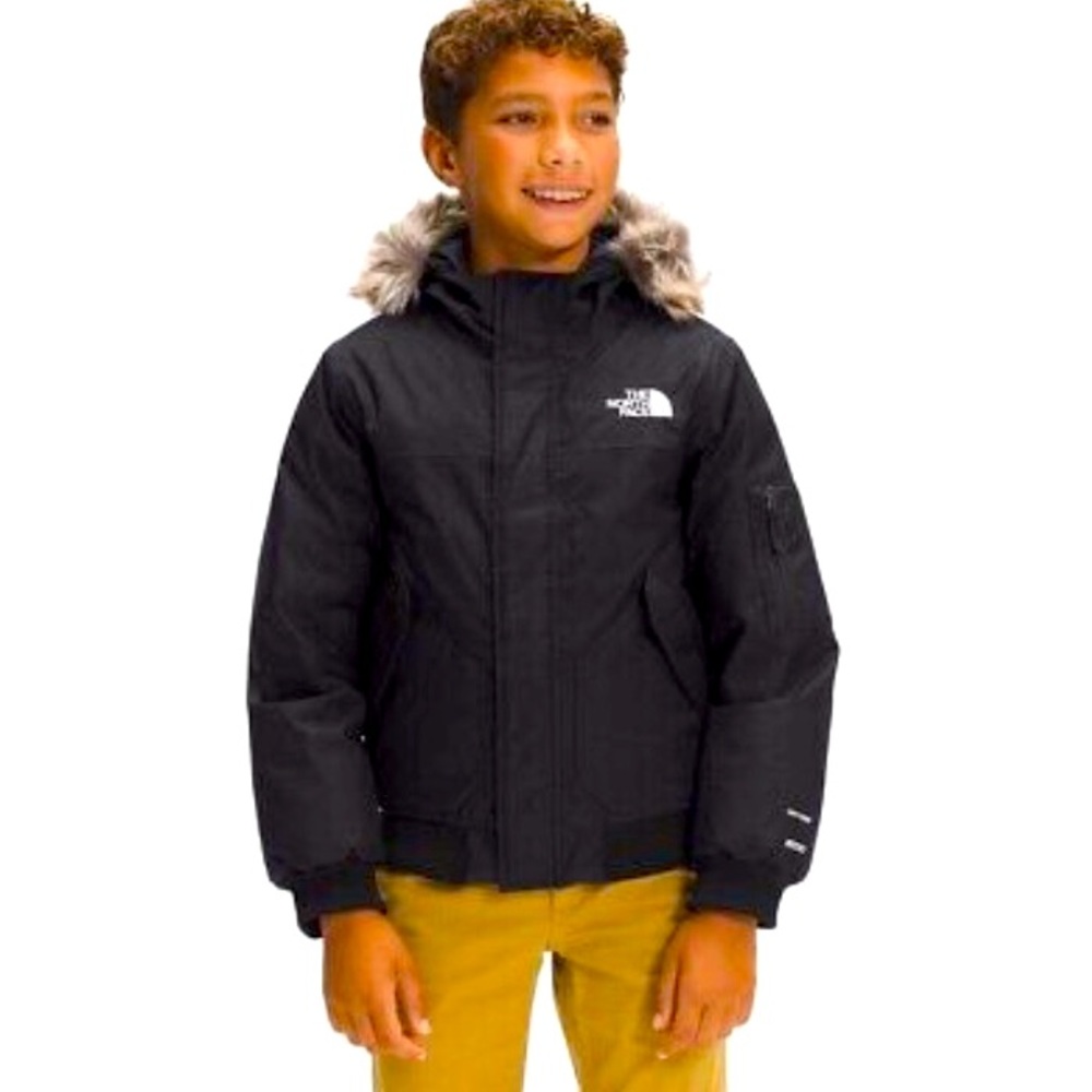 The North Face Boys Gotham Black Jacket - Size L (14/16) MSRP $199.00